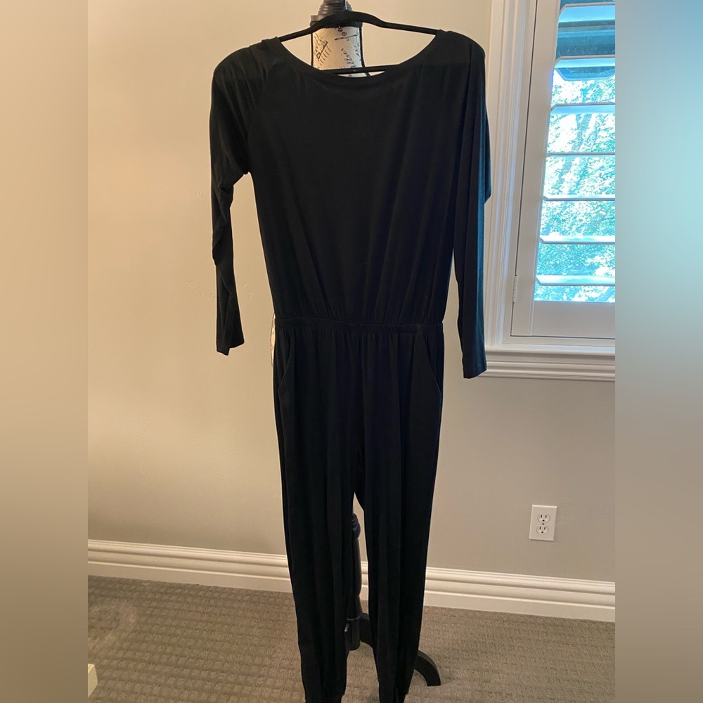 Black Jumpsuit with Pockets